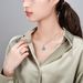 S Necklace Earrings Ring Three Piece Epoxy Petal Set Sier Jewelry_ipsvogv.com