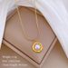 【 Full Body Titanium Steel 】 Irregular Circular Pearl Temperament, Extremely Simple Personality, In The Wind Furnace,_ipsvogv.com