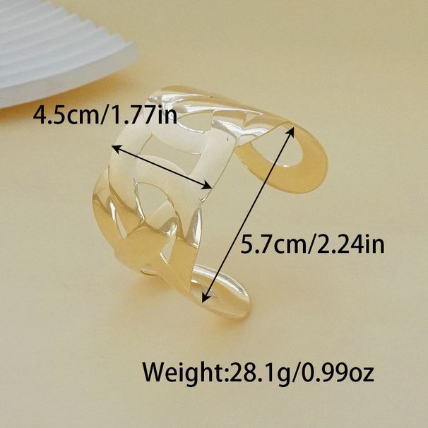 Ladies' Geometric Woven Bracelet, With Style Fashionable Temperament, Suitable For Daily Wear And Gifts_ipsvogv.com