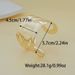 Ladies' Geometric Woven Bracelet, With Style Fashionable Temperament, Suitable For Daily Wear And Gifts_ipsvogv.com