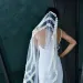 Hair Jewelry MZA91 Short Veil Edge Veils Wedding Bridal Accessories Thin Scallop Lace Trim Soft Tulle With Comb_ipsvogv.com