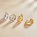 Cao Shi's Korean Edition Electroplated Geometric Fashion and Modern Temperament Advanced Sense Professional Women's_ipsvogv.com