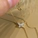 S Pure Silver Plated 14K Gold Butterfly Inlaid Diamond Bracelet For Women's Niche Design, Simple, Light Luxury, High-end_ipsvogv.com