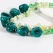 Irregular green resin bead with exaggerated necklace NK23940_ipsvogv.com