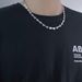 Dark Style Titanium Steel Splicing Hip Hop Bone Metal Necklace Female Personality Street Ins Cold Style Cool Clavicle Chain_ipsvogv.com