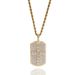 Men's Jewelry Hip Hop Full Diamond Cross Square Pendant Copper Material Personality Geometric Pendant Necklace Jewelry_ipsvogv.com