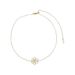 【Little Bud】Gold Beaded Lace Flower Pearl Choker Necklace For Women New Light Luxury High-end Sense Neck Chain Jewelry_ipsvogv.com