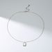 Design A Square Shaped Mother Of Pearl Necklace With French Style Light Luxury Temperament, Niche High-end Sense,_ipsvogv.com