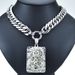Men Women The "Chinese LONG" Pendant Chain Stainless Steel Burnishing Necklace_ipsvogv.com