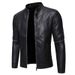 Men's leather jacket Men's autumn/winter motorcycle casual coat men's_ipsvogv.com