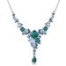 Designer Banquet Luxury Gemstone Necklace Unique Jewelry S925 Sterling Silver Natural Colored Gemstone Necklace Pendant_ipsvogv.com