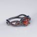 Retro Style Black Gold Flower Geometric Ring Ring New Women's Popular Flower Copper Ring_ipsvogv.com