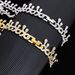 New Hip-hop Full Diamond Cuban Chain, 8-line Pig Nose Necklace, Coffee Lentil Irregular Men's Neck Chain_ipsvogv.com