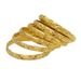 8mm Vietnamese Sand Gold Card Buckle Opening Flower Bracelet Vacuum Plated Color Preserved Women's Fashion Jewelry_ipsvogv.com