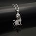 New Hip-Hop Jewelry Gold-Plated Diamond-Studded Fashion Personality Lion Titanium Steel Necklace Pendant_ipsvogv.com