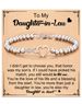 Women's Gift Bracelet Steel Bead Infinite Love Adjustment Chain Bracelet 8 Shaped Diamond Gold Love Bracelet_ipsvogv.com