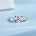 Destiny Life S Silver Heart Eight Micro Yellow Round Pear Shaped Try Three Stone Diamond Ring For Women_ipsvogv.com