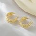 Women’s Jewelry Set Fashion Fashion Temperament Versatile Multi Circle Irregular Pattern Earrings For Women Brass Real Gold Electroplated Earrings_ipsvogv.com