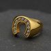 Personality U shaped horseshoe, horseshoe simple ins style stainless steel ring_ipsvogv.com