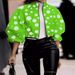 Women's Clothing Fashion Temperament Polka Dot Printed Short Top Jacket_ipsvogv.com