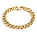 Hip-Hop Minimalist Style Titanium Steel Encrypted Four-Sided Polished Cuban Bracelet Men's Fashion Wristband Jewelry_ipsvogv.com