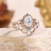 Sanjie Fashion High End Luxury Rose Gold Pair Ring Full Diamond Jewelry_ipsvogv.com