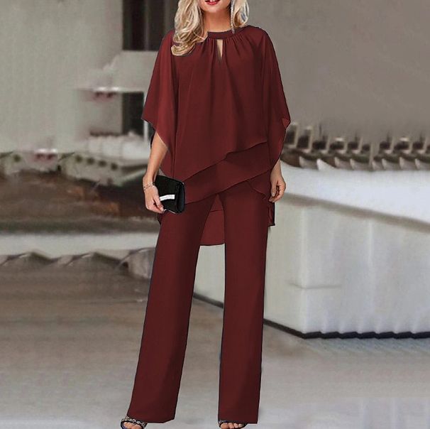 Women's Clothing hot-selling new European and American fashion solid color loose casual irregular suit_ipsvogv.com