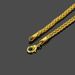 Hot selling men's fashionable gold necklace, thick flower basket chain, neutral, simple and versatile fox tail chain_ipsvogv.com