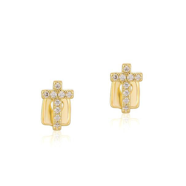 New Single Tooth Personalized Dollar Cross Love Teeth Grillz Fashion Men's Accessories_ipsvogv.com