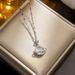 Light luxury micro-inlaid real gold Opal planet necklace women's new clavicle chain light luxury niche design sense_ipsvogv.com