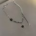 Black Star Tassel Necklace Autumn And Winter New Neutral Sweet Cool Pendant Sweater Chain Hip-hop High-end Versatile_ipsvogv.com