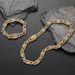 Hip-Hop New Style Figure-8 Infinite Cuban Full Diamond Pig Nose Trendy Men's Coffee Bean Bracelet_ipsvogv.com