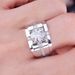 Yihua Duoduo Aggressive Movable Diamond Wedding Opening Couple Ring Qixi Valentine's Day Gift_ipsvogv.com