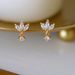 Women’s Jewelry Set Fashion Electroplated Copper Inlaid Zircon Teardrop Earrings Earrings Set Niche Design Two Wear C Shaped Ear Clip Earrings_ipsvogv.com