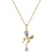Steel 【 Titanium 】 Butterfly Tassel Light Luxury Temperament Gorgeous Full Diamond Necklace Women's Versatile Collarbone 【 】_ipsvogv.com
