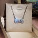 Cao Shi's Korean Edition Simple Bow Jewelry Three Piece Plating Zircon Set Fashion Women's Accessories_ipsvogv.com