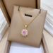【 】 Round, Small, Diamond, Fashionable, Light Luxury, Gorgeous, Full Diamond Necklace, Women's Versatile Clavicle Chain,_ipsvogv.com