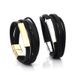 men's cowhide bracelet leather bracelet alloy magnetic buckle leather bracelet fashion leather jewelry_ipsvogv.com