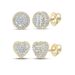 Ins Style Jewelry Inlaid Zircon Heart Shaped Tassel Round Thread Earrings Hip Hop Trend Bling Earrings_ipsvogv.com