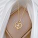 【 】 Love Cross Light Luxury Charm Gorgeous Full Diamond Necklace Women's Versatile Clavicle Titanium Steel Chain_ipsvogv.com