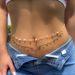Adornment Sexy Double-layer Metal Body Creative Hollow Out Small Butterfly Water Diamond Gravel Waist Chain For Women_ipsvogv.com