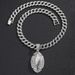 New Diamond Rugby Alloy Pendant Hip Hop Cuban Tennis Fried Dough Twists Chain Men's Necklace_ipsvogv.com