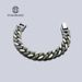 Luminous Contrast Color Double Layer Titanium Steel Bracelet Unisex Non-Fading High-End Versatile Hip Hop Accessory Simple Cuban Jewelry_ipsvogv.com