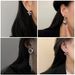 Silver Needle Niche Design Star Heart Asymmetrical Earrings For Women High End Cold Style Retro Personality Earrings_ipsvogv.com