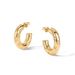 Hot Selling Light Luxury Personality Metal Style Broken Zirconium C Shaped Star And Moon Earrings For Women Niche Design Earrings_ipsvogv.com