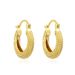 Women’s Jewelry Set Fashion Copper Plated Real Gold Tumu New Gold Concave And Convex Particles Round Diamond Pattern Earrings Simple Earrings_ipsvogv.com