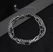 French Dongdaemun Trendy Double Layer Bracelet For Men, Niche Non-Fading Minimalist Style Personality Simple Men's_ipsvogv.com