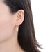 Women’s Jewelry Set Fashion Popular Diamond CZ Zircon Feather Female Earrings Gold And Silver Female Earrings Fresh Color Preserving Earrings_ipsvogv.com