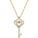 Agile 【 】 Key Light Luxury Charm Gorgeous Full Diamond Necklace Women's Versatile Clavicle Titanium Steel Chain 【 】_ipsvogv.com