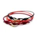 Mens Womens Designer Fashion 316L Stainless Steel Trinity Ring String Bracelet Three Rings Hand Strap Couple Bracelet_ipsvogv.com